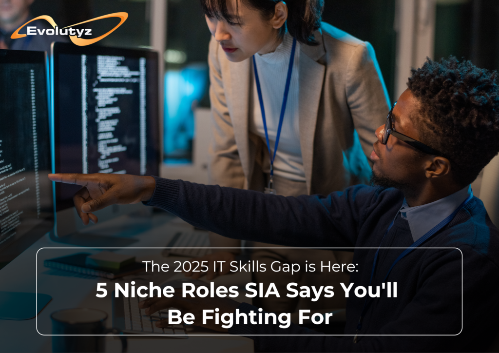 2025 IT hiring trends showing critical tech roles identified by SIA data