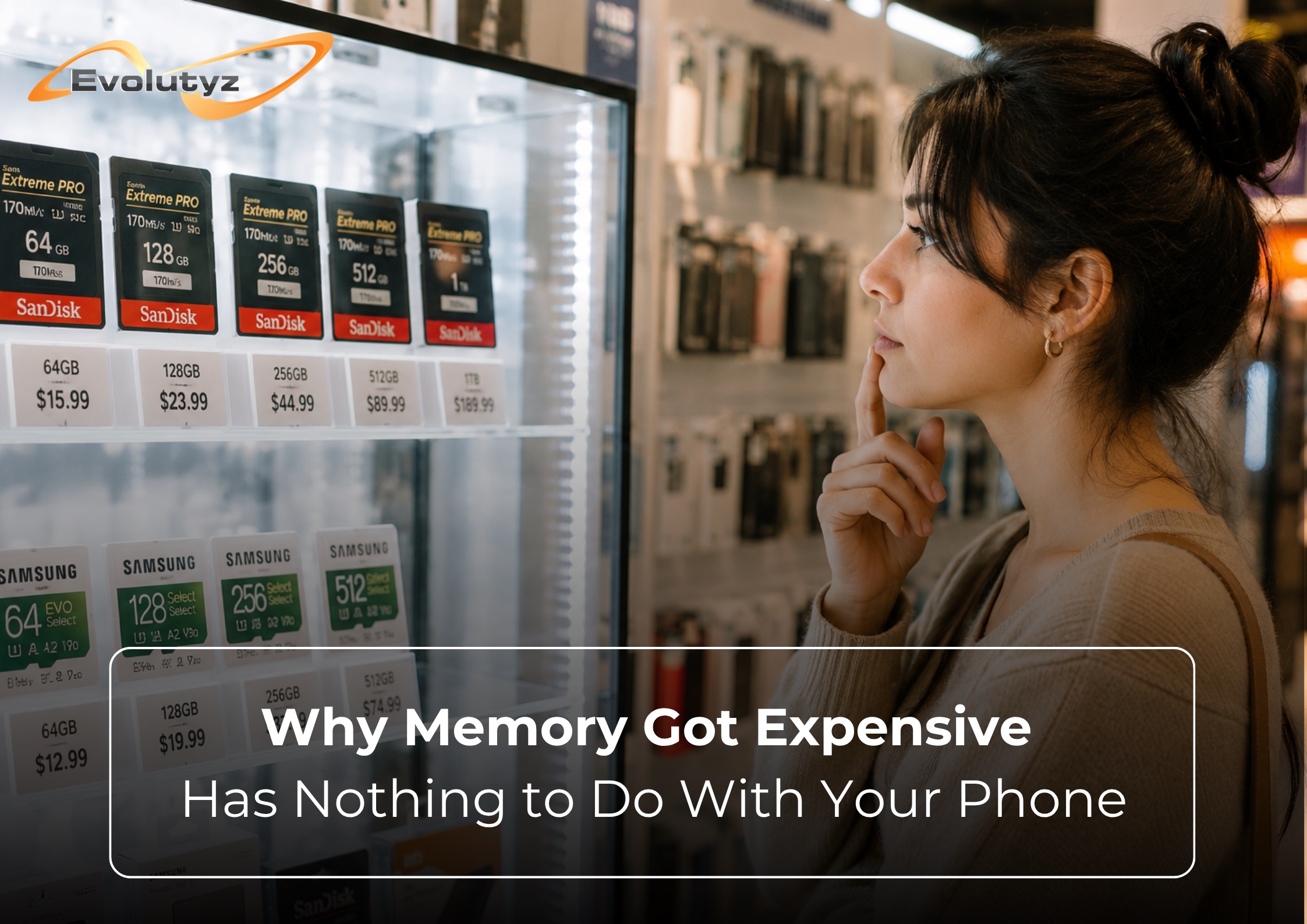 Why Memory Got Expensive Has Nothing to Do With Your Phone